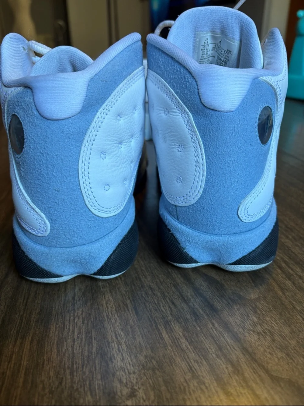 Nike Air Jordan 13 Retro Size 8.5 Blue Gray White Low Top Shoes